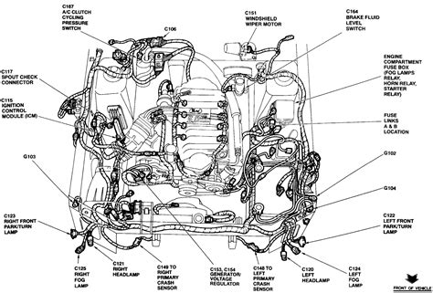 95 ford mustang engine compartment diagram 